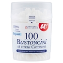 100 BASTONCINI DI CARTA COTONATI 100% PURO COTONE U! Confronta & Risparmia